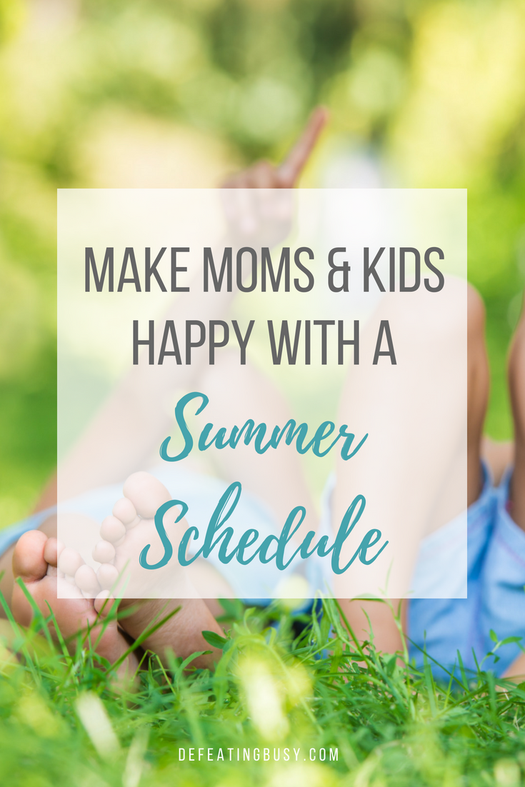 School is almost out, and moms are wondering what they will do with the kids home 24/7. That's why you need to create a summer schedule. #kidssummer