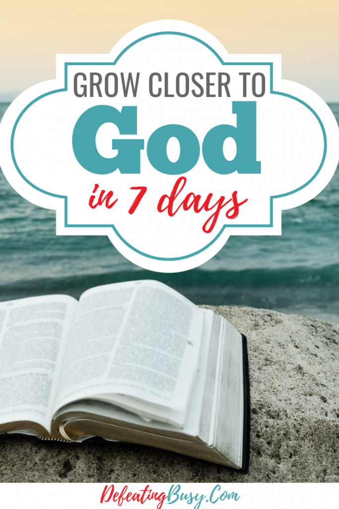 grow closer to god