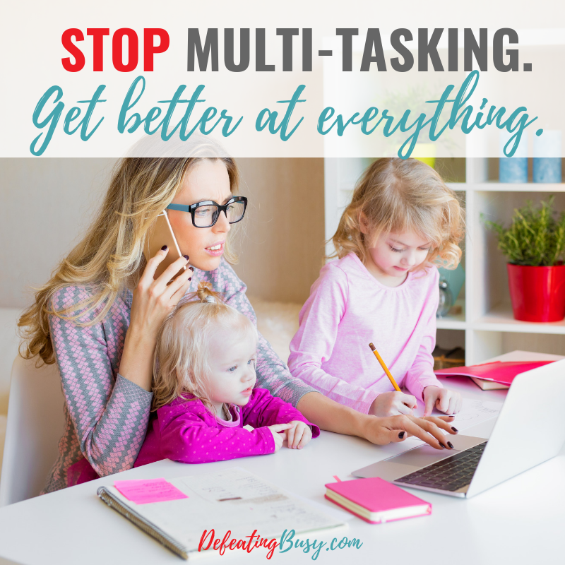 stop multitasking get better at everything