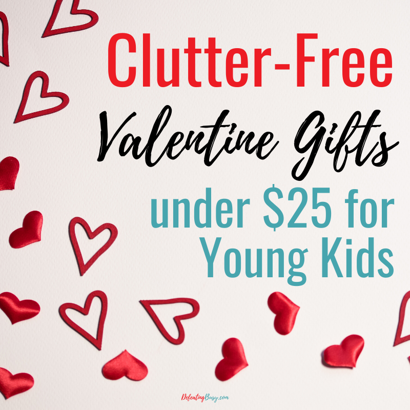 clutter free gifts young kids