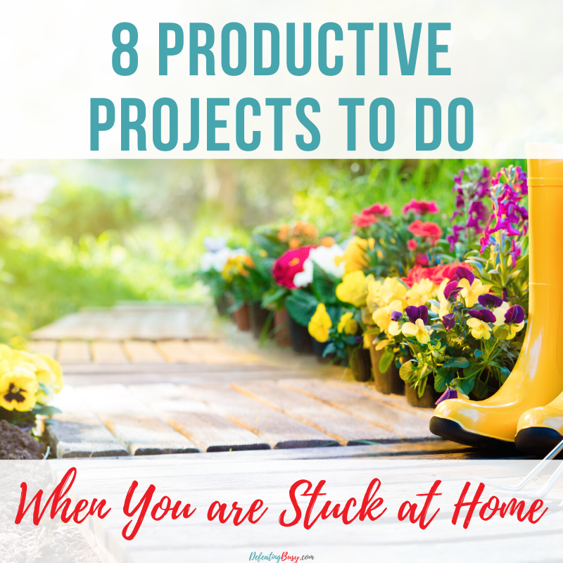 8 Productive Projects To Do When You are Stuck at Home