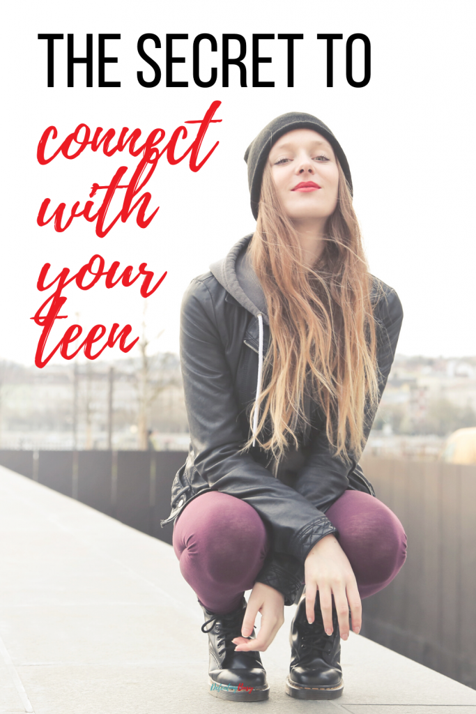 Though I don't have much advice to offer moms of older kids, Susie of Worthylivingmom.com does. Here she shares her tips on how to connect with your teen.