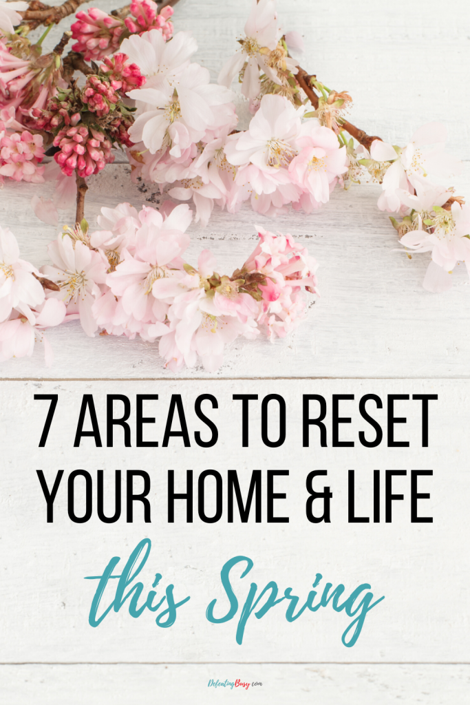 Spring is the perfect occasion to take a look at the areas of our lives and consider whether they might benefit from a reset.